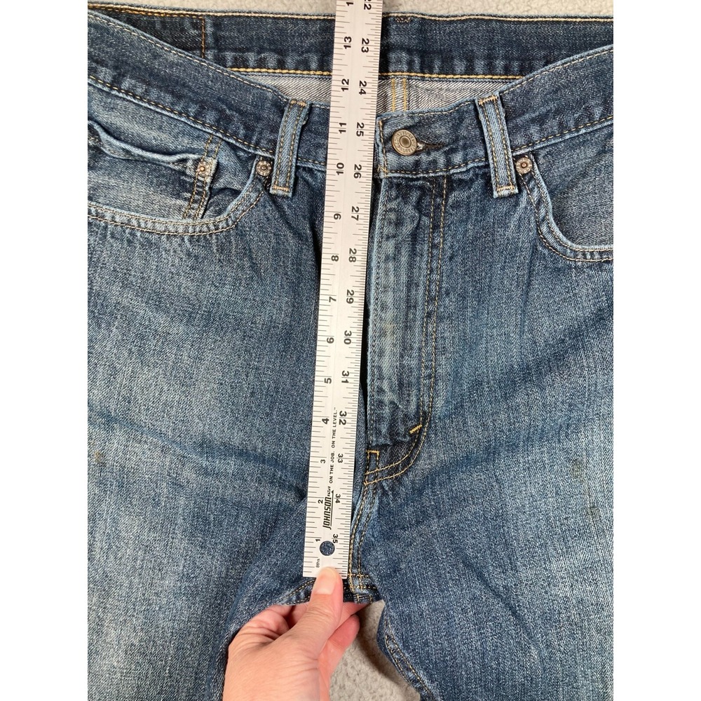 Levis Jeans Men's 36x30* Blue 505 Regular‎ Straight American Medium Wash Denim - Picture 6 of 16